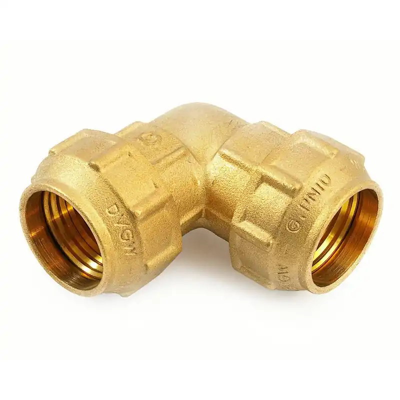 Merkproduct Raccordo angolo doppio tubo polietilene 4500 General Fittings Raccordo angolo doppio tubo polietilene 4500 General Fittings Echome