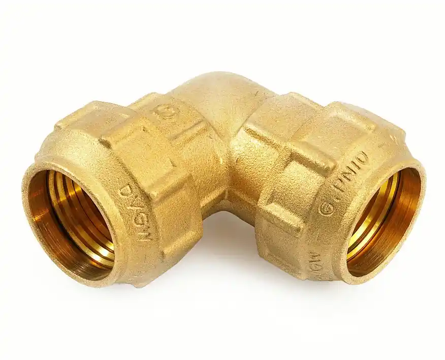 Weekendaanbieding Raccordo angolo doppio tubo polietilene 4500 General Fittings Raccordo angolo doppio tubo polietilene 4500 General Fittings Echome