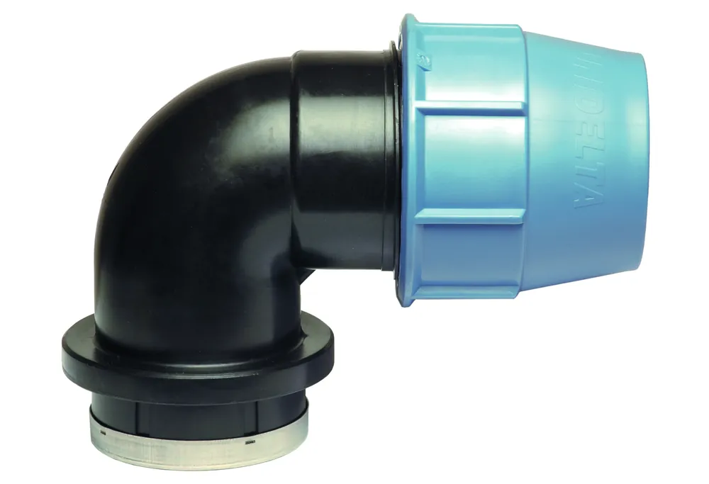 Raccordo gomito femmina 1009 PP Unidelta 110x3” Gereduceerde Prijs