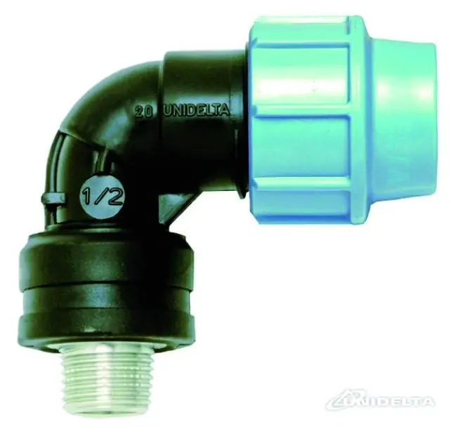 Nu Kopen Raccordo gomito maschio filetto ottone 1039 PP Unidelta 20x1/2”