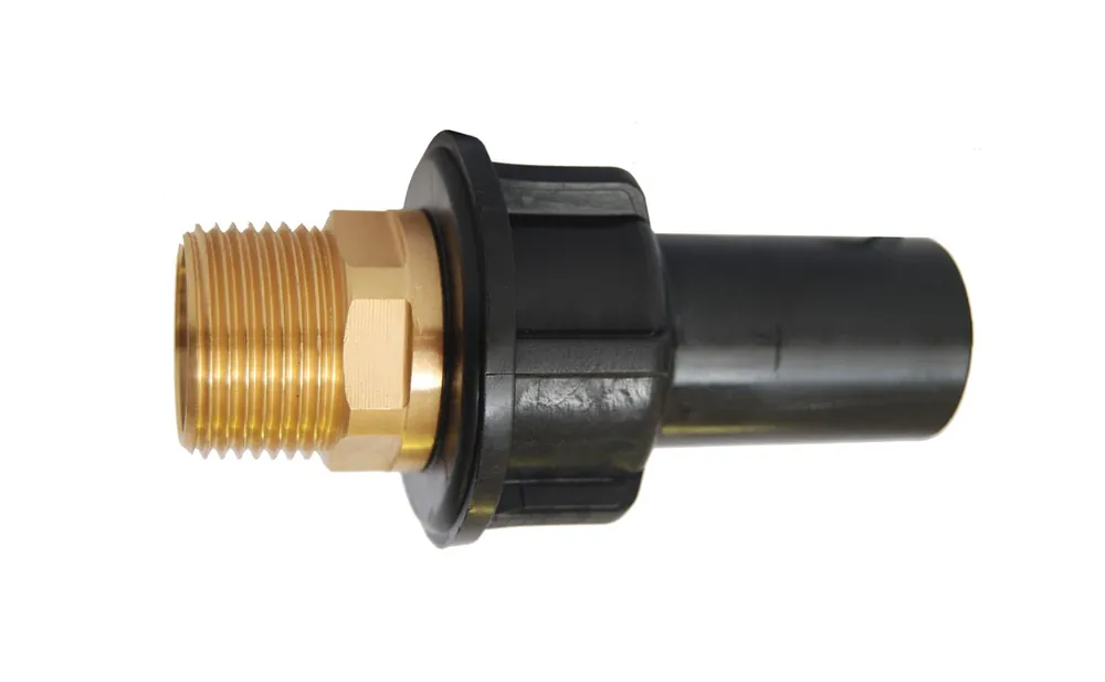 Lage Prijs Giunto transizione ottone maschio PE 100 Wavin 1 1/2”x50