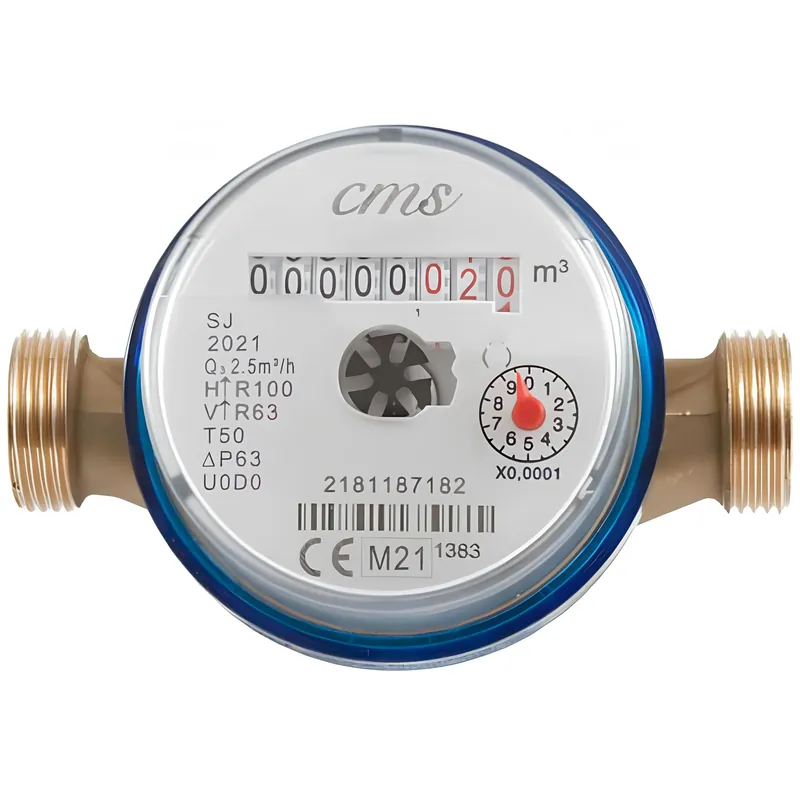 Snelle Levering Contatore acqua fredda quadrante asciutto T 50 °C SJ Plus CMS 1/2”
