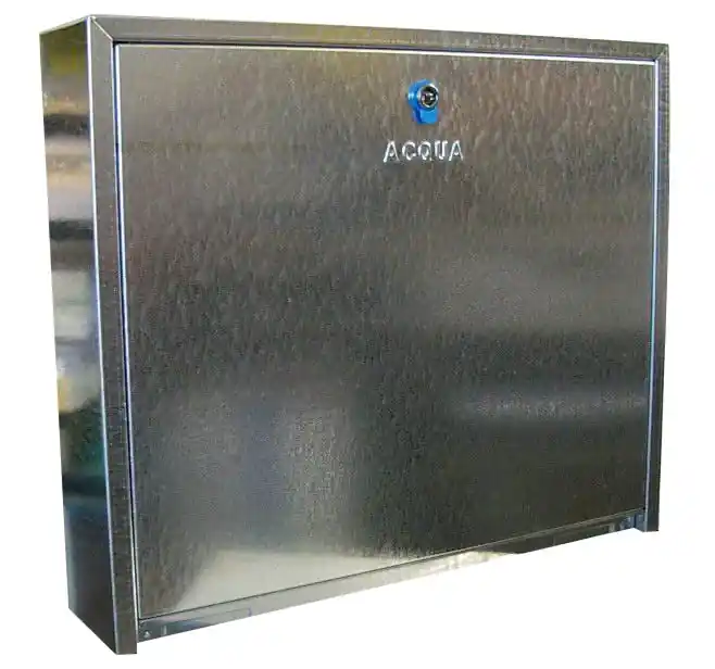 Cassetta zincata pesante contatore acqua parete Fulco 50x40x12 cm Finale Uitverkoop