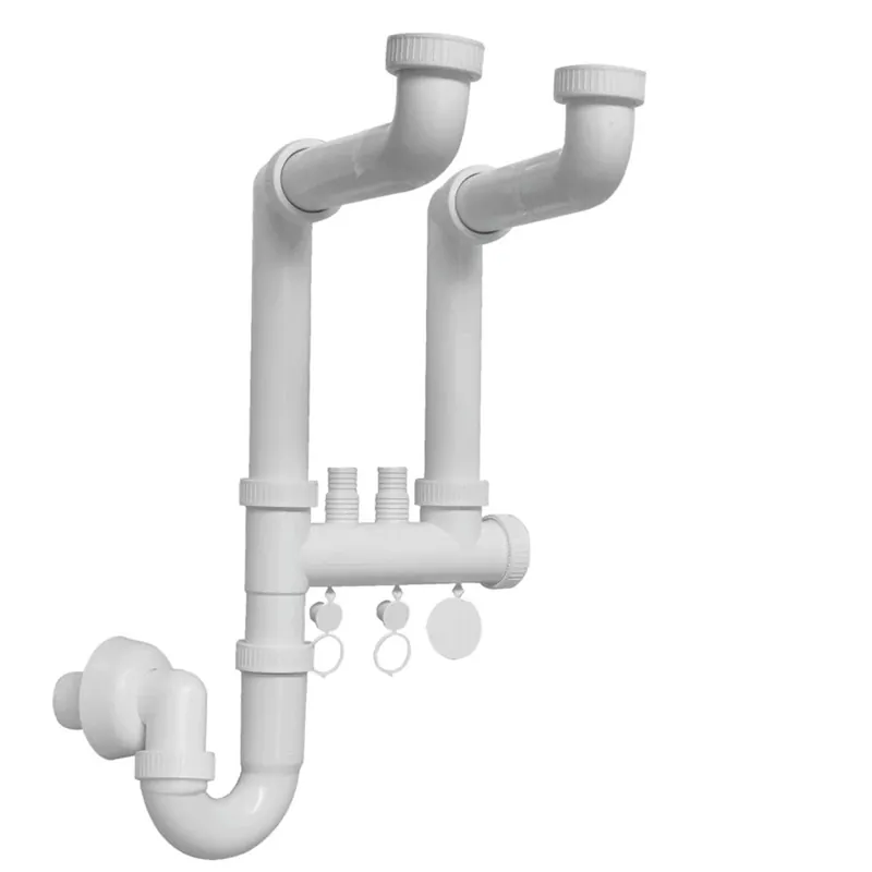 Sifone bianco 2 vie lavello Space De Borri Sifone bianco 2 vie lavello Space De Borri Echome Direct Beschikbaar