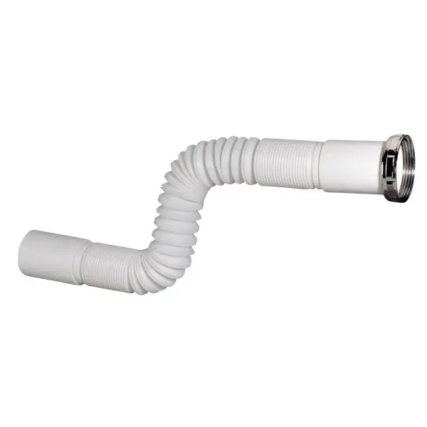 Tubo sifone bianco estensibile ghiera DbFlex De Borri Tubo sifone bianco estensibile ghiera DbFlex De Borri Echome Superprijs