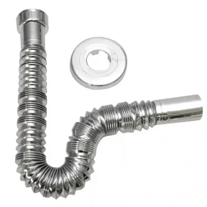 Tubo sifone in ABS cromato estensibile rosone De Borri Tubo sifone in ABS cromato estensibile rosone De Borri Echome Voordeelprijs