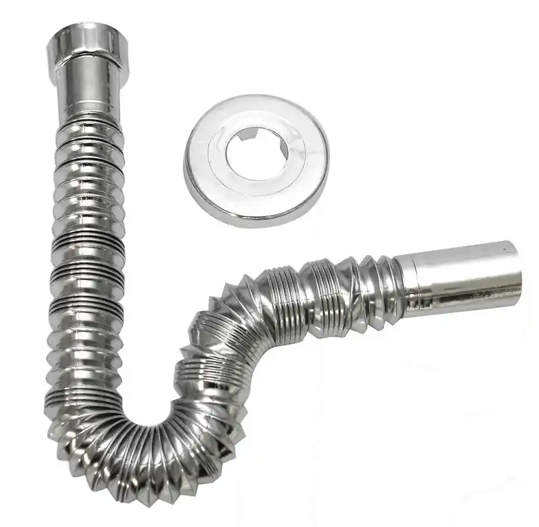 Tubo sifone in ABS cromato estensibile rosone De Borri Tubo sifone in ABS cromato estensibile rosone De Borri Echome Voordeelprijs