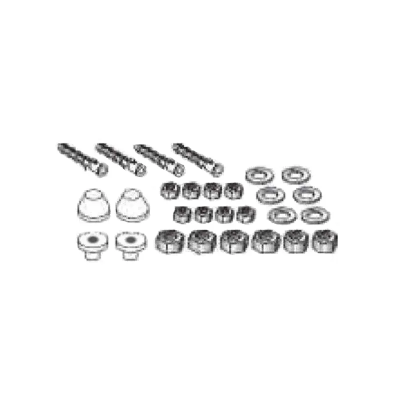 Kit ricambio staffe complanari universali fissaggio WC bidet sospesi Kit ricambio staffe complanari universali fissaggio WC bidet sospesi Echome Laatste Versie