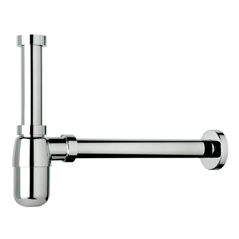 Nu Kopen Sifone d‘arredo bottiglia ABS cromato lavabo bidet Omp Tea Sifone d‘arredo bottiglia ABS cromato lavabo bidet Omp Tea Echome
