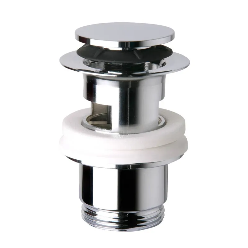 Speciale Aanbieding Piletta Click Clack tonda alta cromata troppopieno lavabo Omp Tea Piletta Click Clack tonda alta cromata troppopieno lavabo Omp Tea Echome