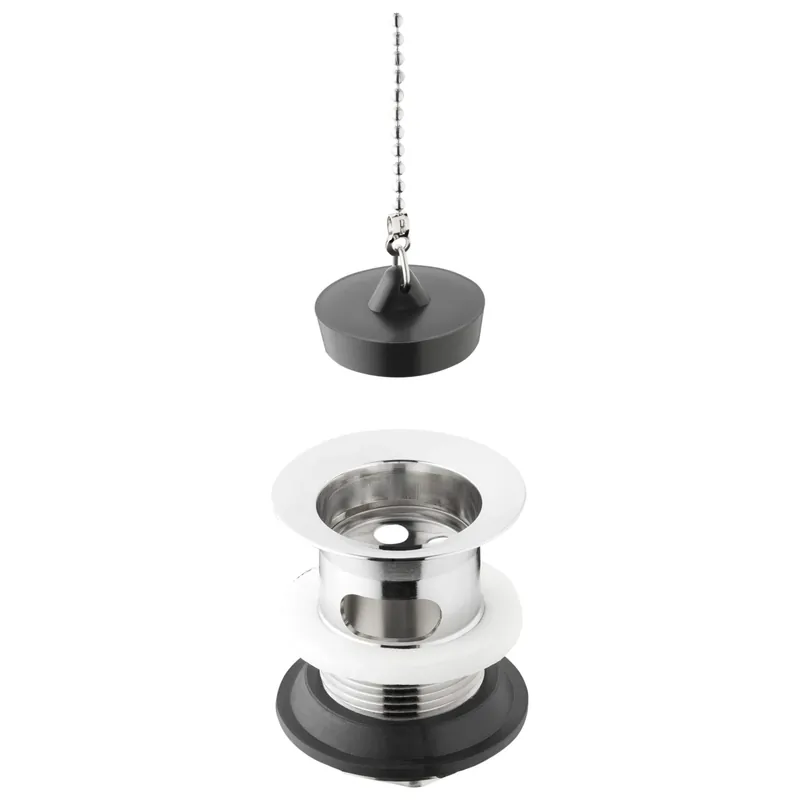 Piletta scarico ottone cromato lavabo bidet 1” Voordeelprijs