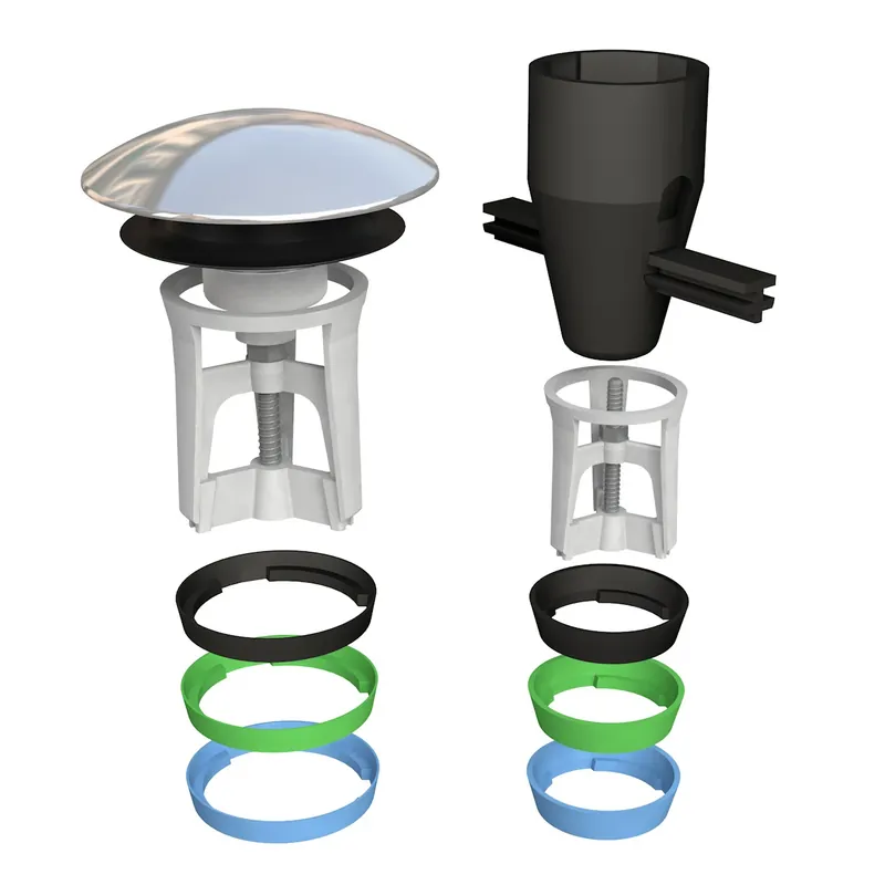 Favoriet Aggancio universale piletta Click Clack cromato bagno Bonomini Aggancio universale piletta Click Clack cromato bagno Bonomini Echome