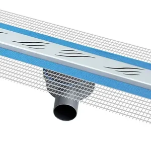 Shop Nu Canalina in ABS per la doccia con griglia estetica Pratiko First Canalina in ABS per la doccia con griglia estetica Pratiko First Echome