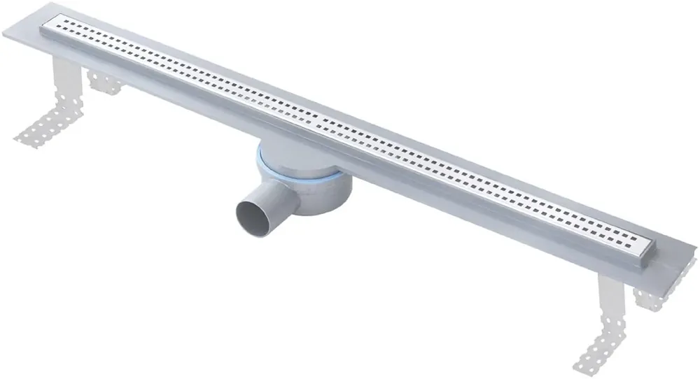 Direct Beschikbaar Canalina in ABS per la doccia con griglia estetica 30 mm Pratiko First 400x30 mm