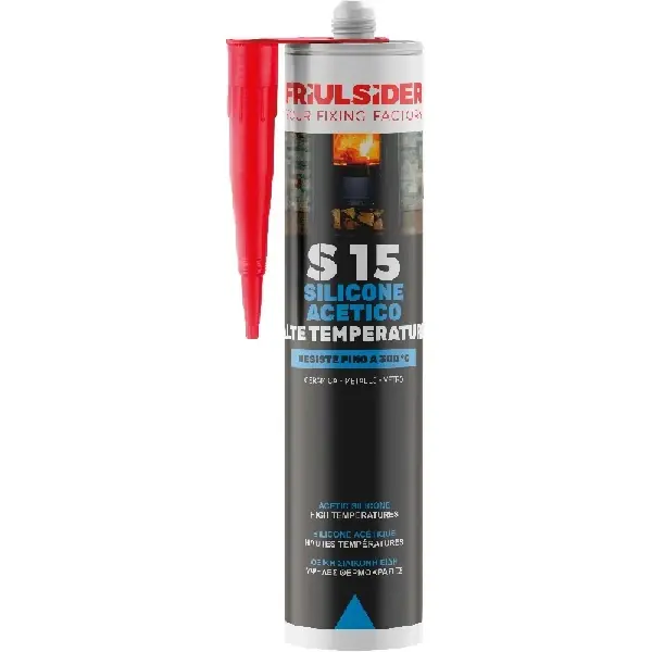 Silicone acetico alte temperature S15 Friulsider Silicone acetico alte temperature S15 Friulsider Echome Speciale Aanbieding