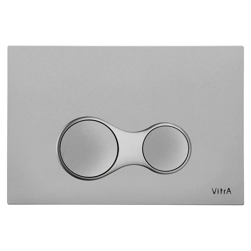Placca comando doppio pulsante cassetta WC Sirius VitrA Placca comando doppio pulsante cassetta WC Sirius VitrA Echome Koop Online
