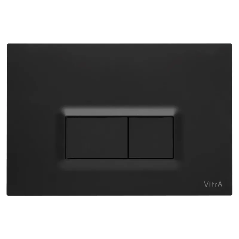 Premium Placca comando doppio pulsante cassetta WC Loop-R VitrA Placca comando doppio pulsante cassetta WC Loop-R VitrA Echome