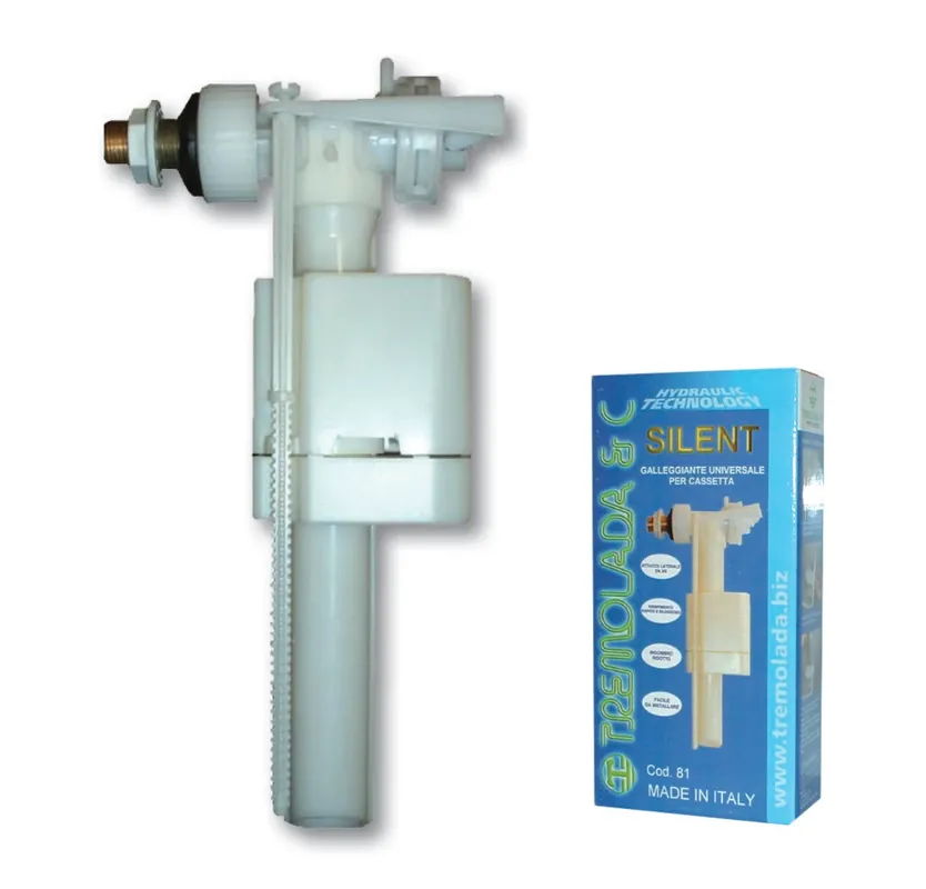 Veilige Betaling Galleggiante 3/8" scarico WC Silent Tremolada Galleggiante 3/8" scarico WC Silent Tremolada Echome