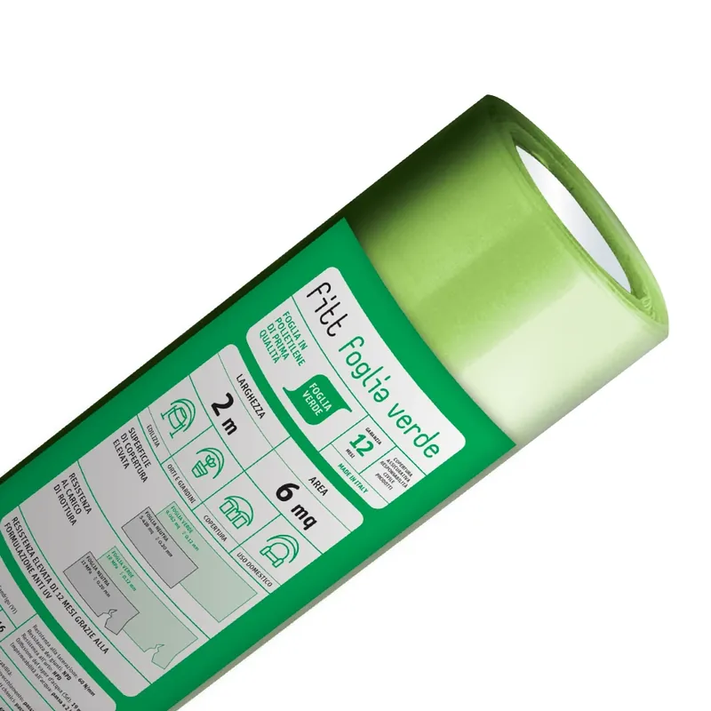 Foglia Verde in polietilene FITT per copertura 4x12 m Veilige Betaling