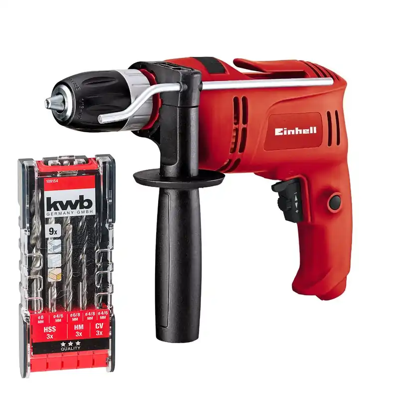 Beperkte Voorraad Trapano percussione TC-ID 650-E Einhell con punte omaggio Trapano percussione TC-ID 650-E Einhell con punte omaggio Echome