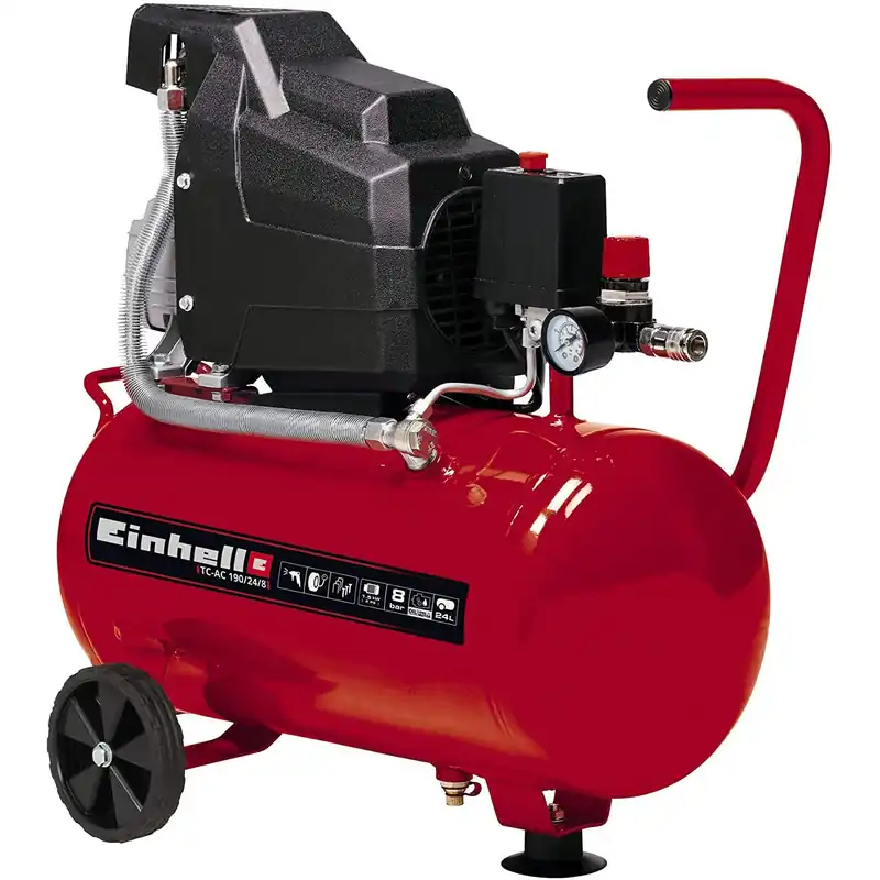 Compressore lubrificato TC-AC 190/24/8 Einhell Compressore lubrificato TC-AC 190/24/8 Einhell Echome Dagaanbieding