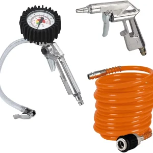 Superprijs Set 3 accessori compressore Einhell Set 3 accessori compressore Einhell Echome