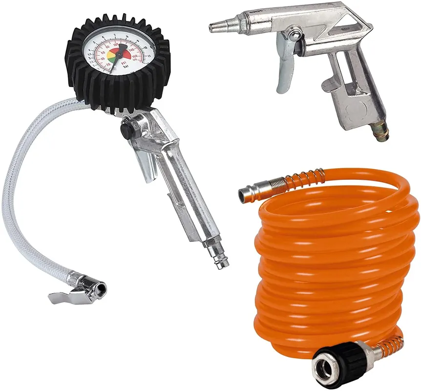 Superprijs Set 3 accessori compressore Einhell Set 3 accessori compressore Einhell Echome