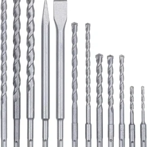 Beperkt Aanbod Set valigetta 12 pezzi martello percussione SDS Plus kwb Einhell Set valigetta 12 pezzi martello percussione SDS Plus kwb Einhell Echome