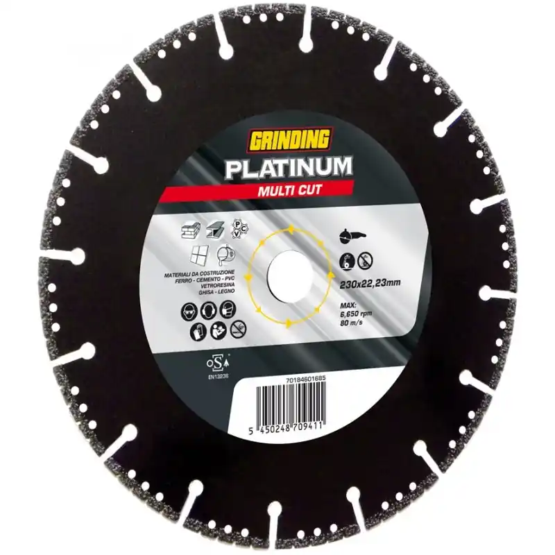 Disco diamantato materiali costruzione Platinum Multi Cut Grinding Disco diamantato materiali costruzione Platinum Multi Cut Grinding Echome Direct Verzonden