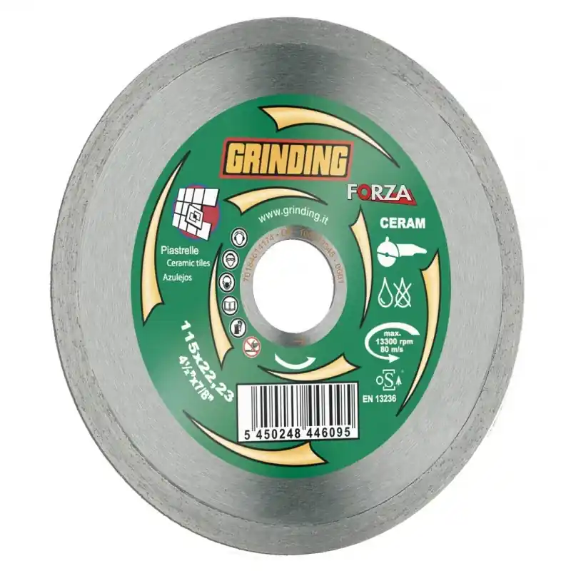 Nieuw Disco diamantato taglio ceramica piastrelle Forza Ceram Grinding Disco diamantato taglio ceramica piastrelle Forza Ceram Grinding Echome