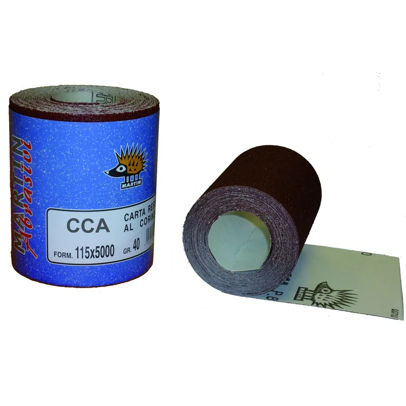 Flitsaanbieding Mini rotolo carta abrasiva collata levigatura stucchi pittura CCA Martin Mini rotolo carta abrasiva collata levigatura stucchi pittura CCA Martin Echome