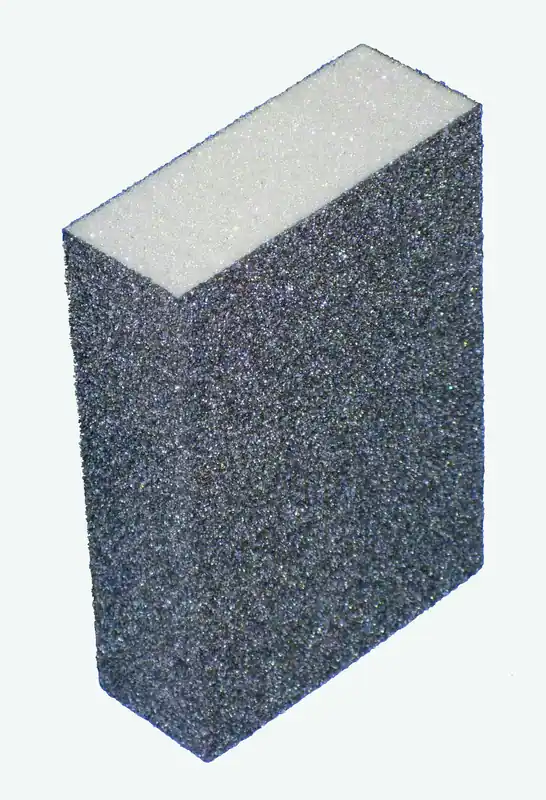 Spugna abrasiva 4 lati levigatura finitura carteggiatura BL Martin Spugna abrasiva 4 lati levigatura finitura carteggiatura BL Martin Echome Merkproduct