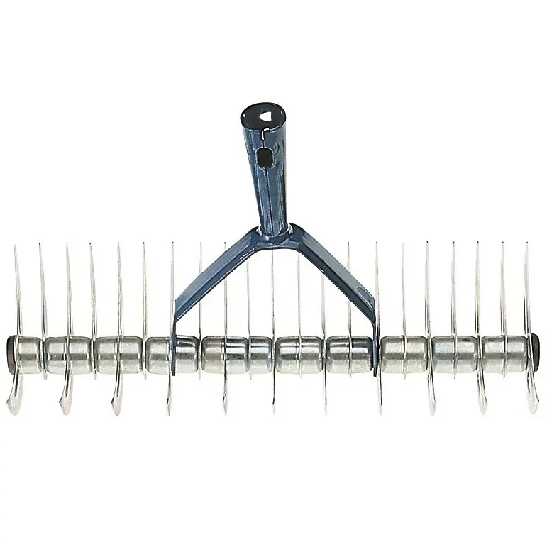 Rastrello aeratore doppio 21 denti Angelo B. Rastrello aeratore doppio 21 denti Angelo B. Echome Finale Uitverkoop