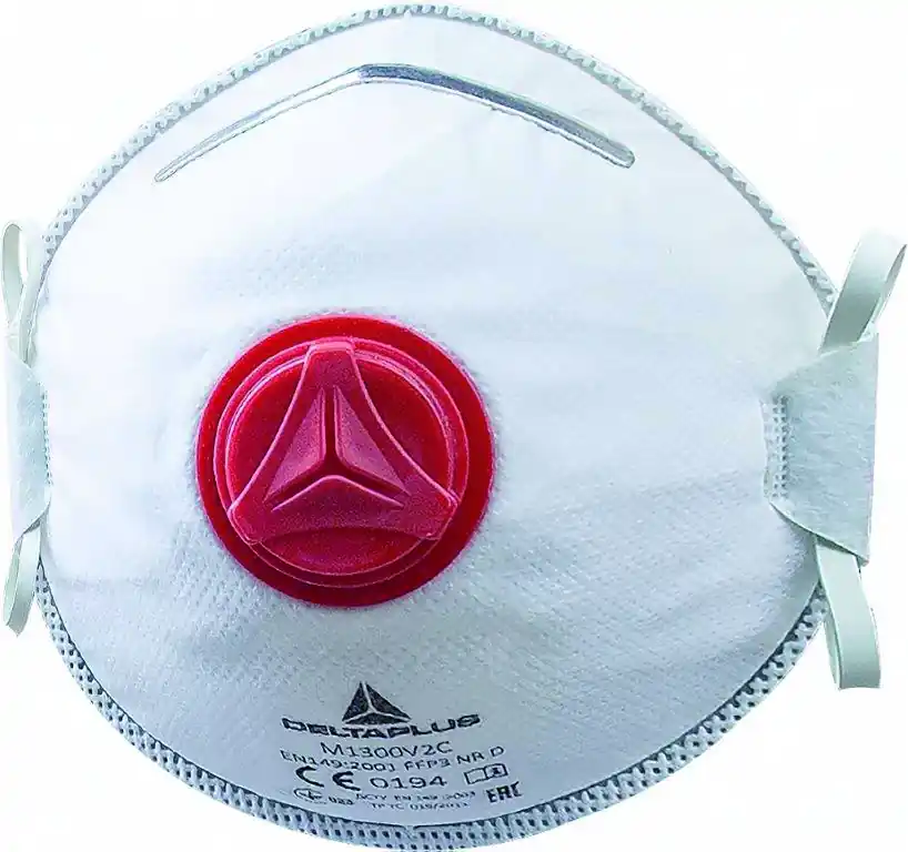 Scatola 10 mascherine monouso valvola filtrante FFP3 DeltaPlus Scatola 10 mascherine monouso valvola filtrante FFP3 DeltaPlus Echome Direct Verzonden