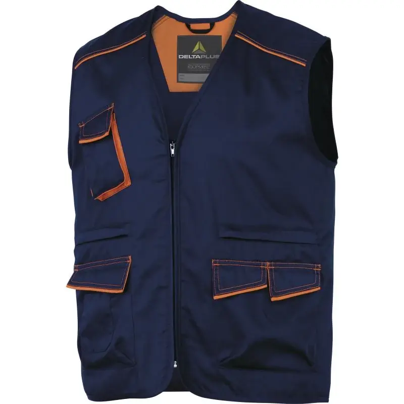 Gilet multitasca lavoro blu arancio Panostyle DeltaPlus Gilet multitasca lavoro blu arancio Panostyle DeltaPlus Echome Beste Prijs