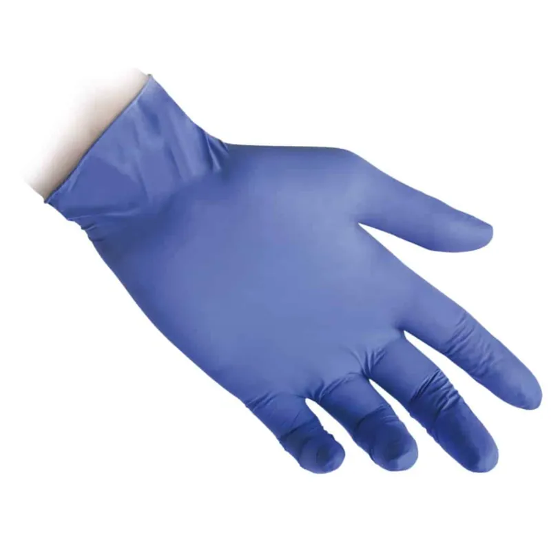 Guanto monouso azzurro nitrile senza polvere Reflexx 76 L/9 Must-Have