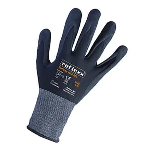 Actieprijs Guanti riusabili da lavoro supportati in nitrile MicroSandy Reflexx N16 MS L/9