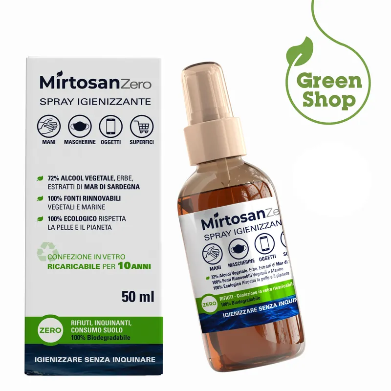 Spray igienizzante MirtosanZero Spray igienizzante MirtosanZero Echome Uitverkoop
