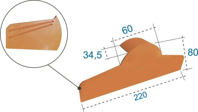 Testata colmo universale PVC CoverLife First Testata colmo universale PVC CoverLife First Echome Alleen Vandaag